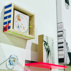 Wandplankje Fluor Rood