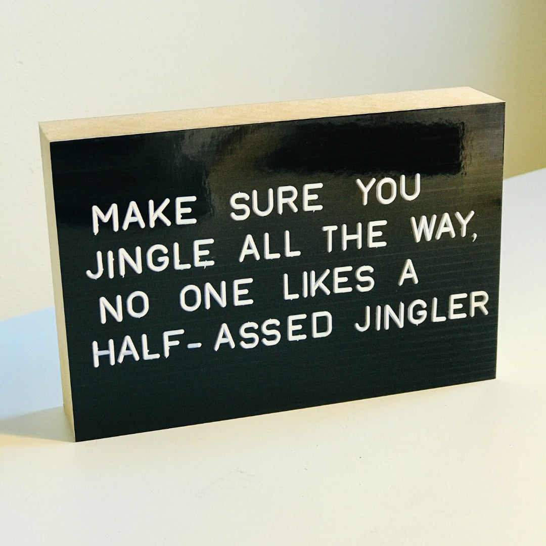 Jingler / Foto op Hout