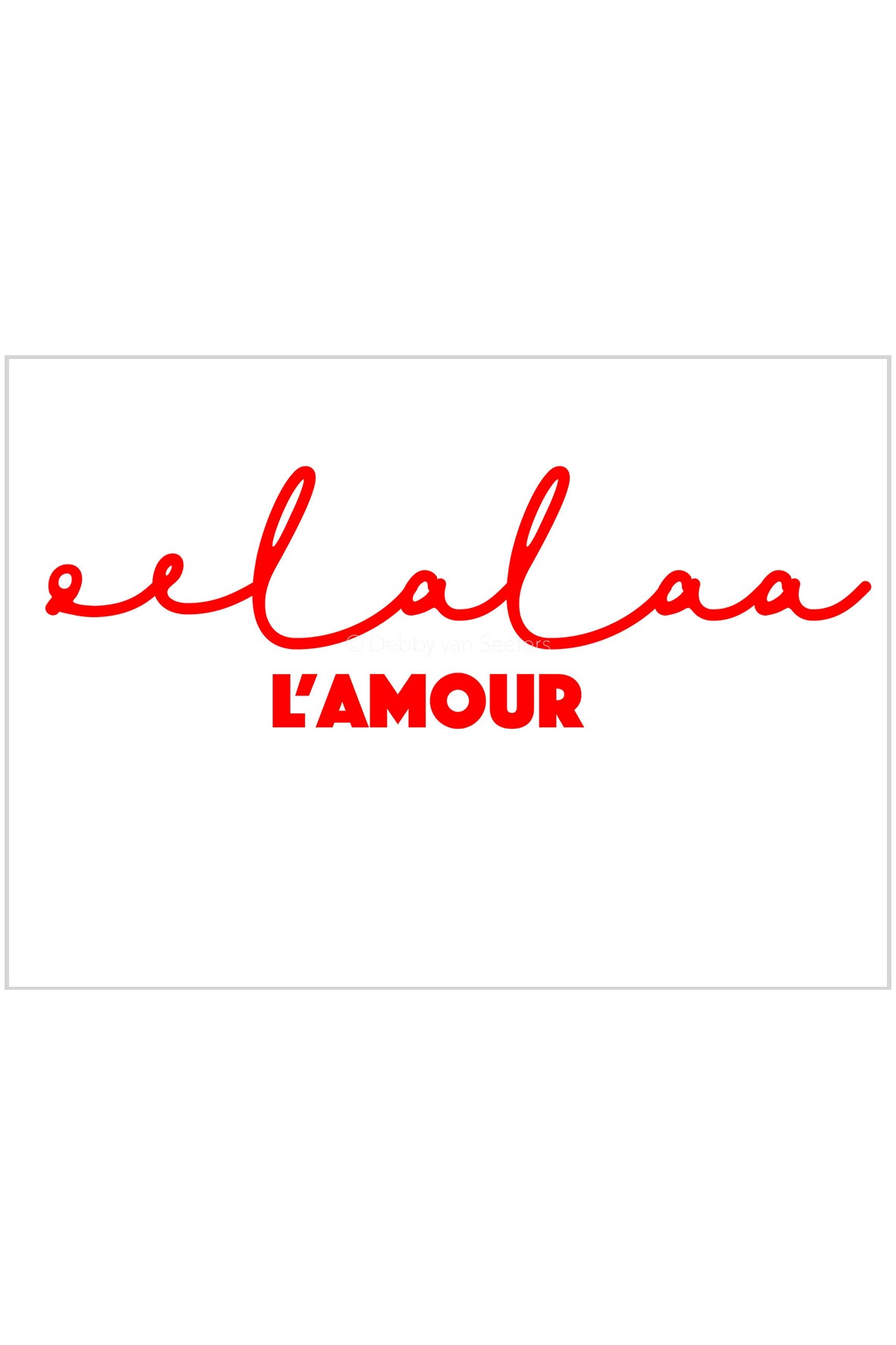 Oelalaa, rood ©Studio op Stelten Fotografie