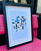 WORKSHOP PAPIERVLECHTEN in ons atelier / inclusief 1 ingelijst kunstwerk (ca 3 uur)