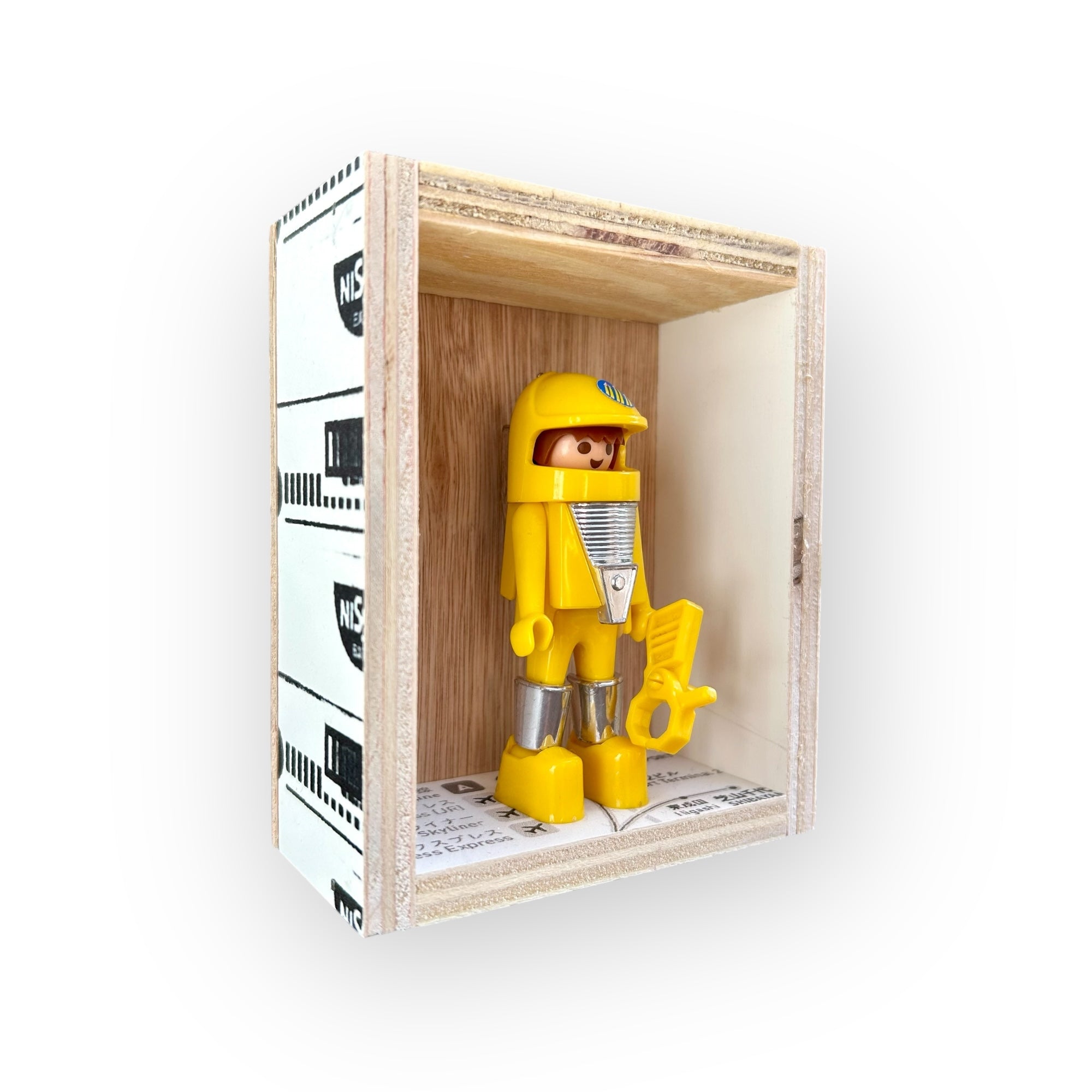 Playmobil huisje 'astronaut geel met geel wapen zw'