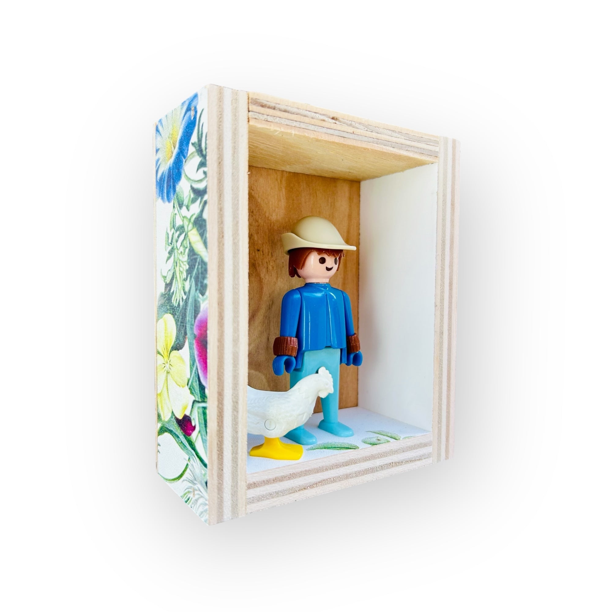 Playmobil huisje 'boer met kip'