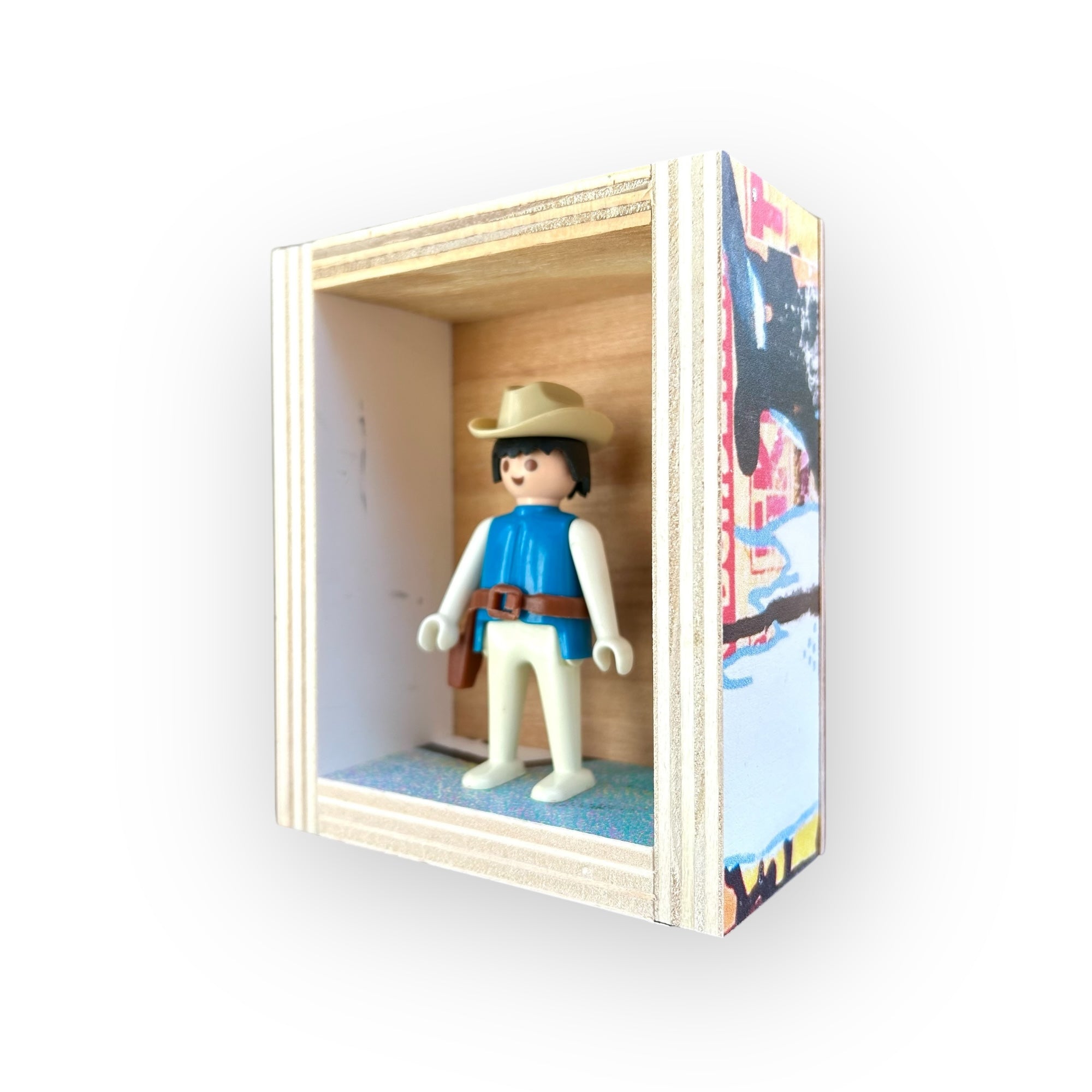 Playmobil huisje 'cowboy beige hoed en holster'