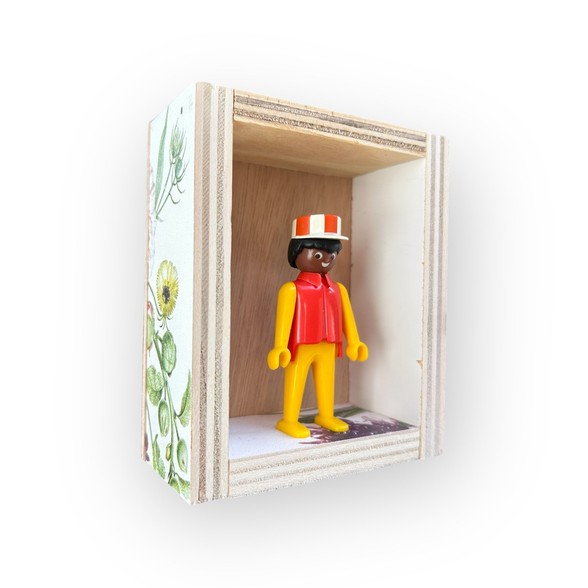 Playmobil huisje 'popje met roodwitte pet'