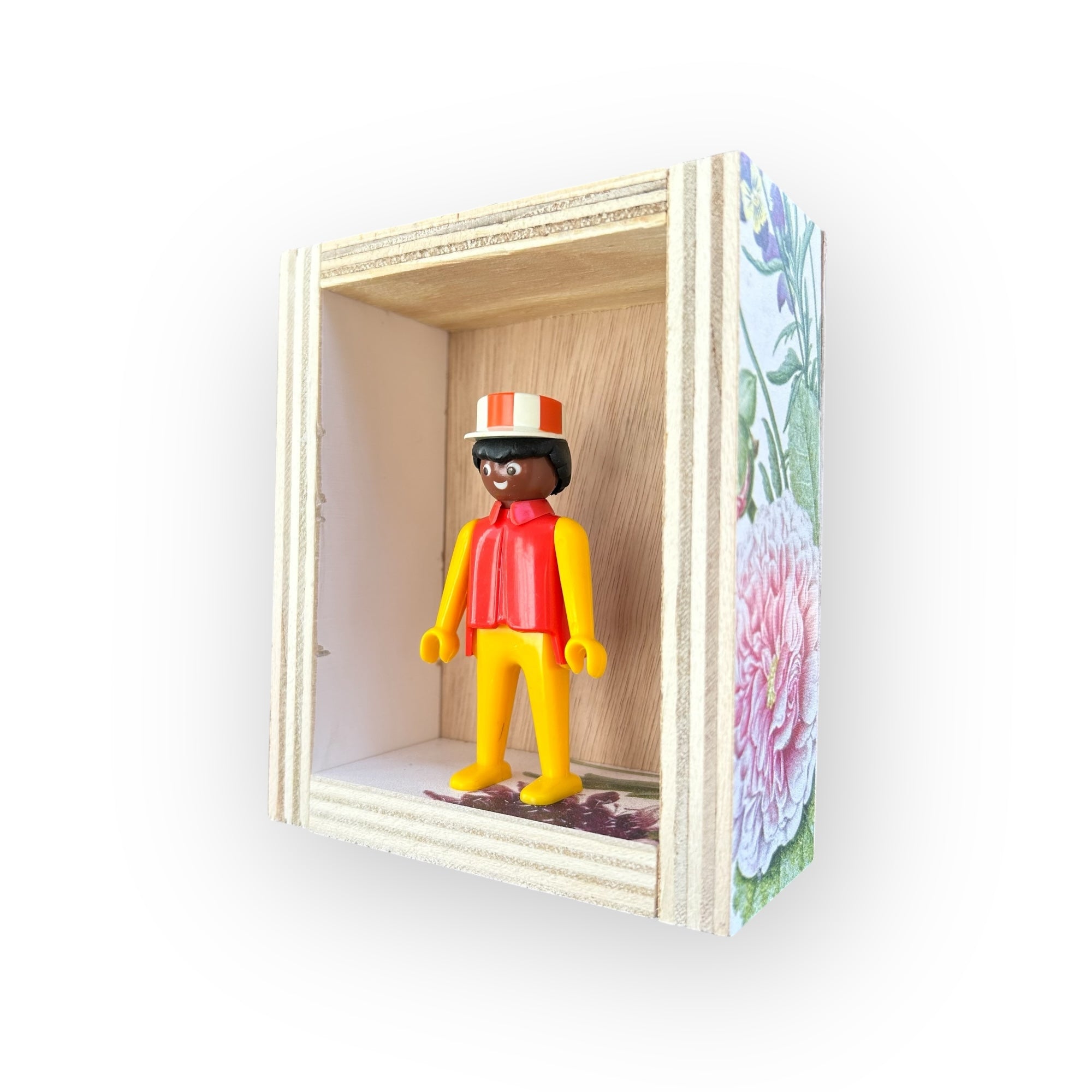 Playmobil huisje 'popje met roodwitte pet'