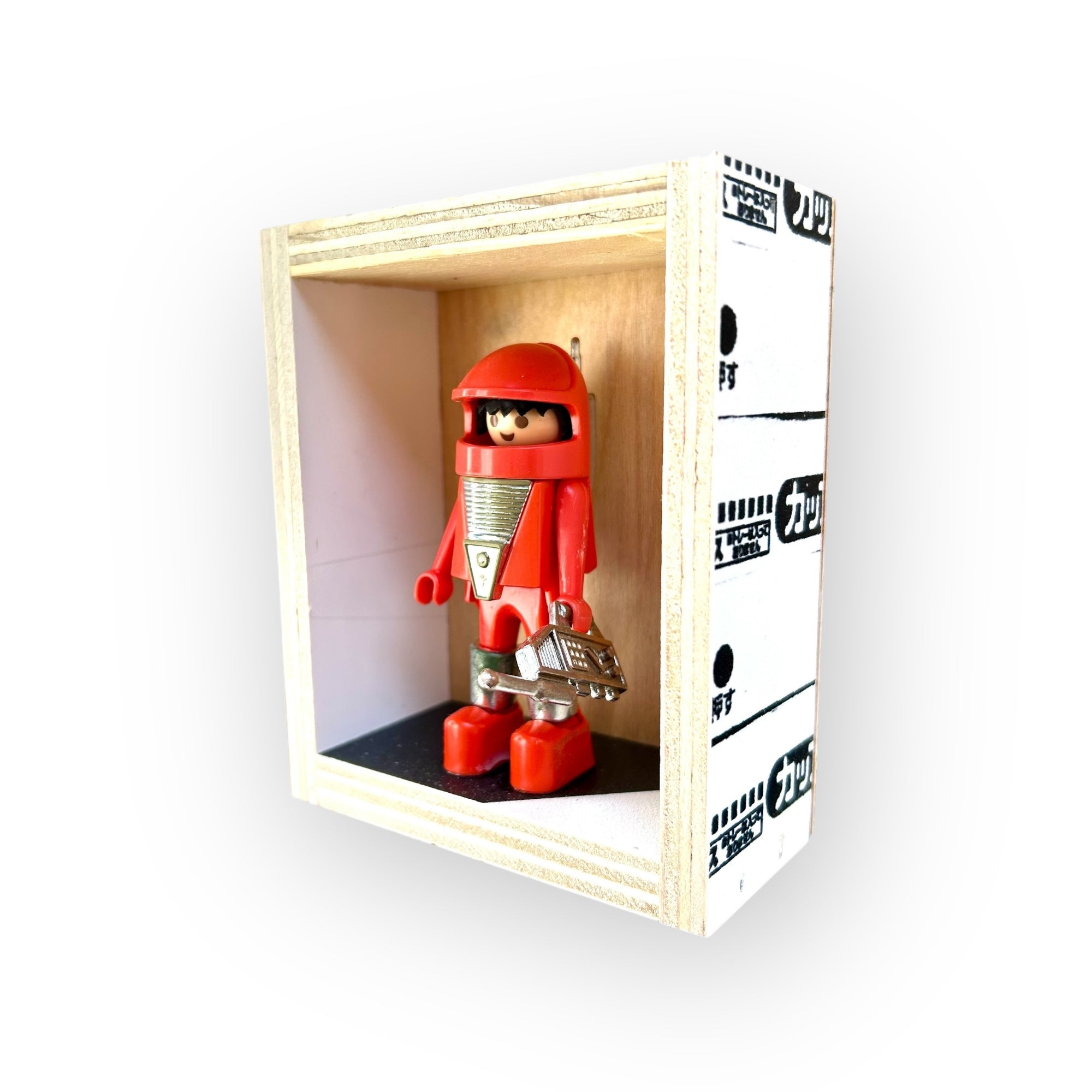 Playmobil huisje 'astronaut 1 rood met wapen zilver'