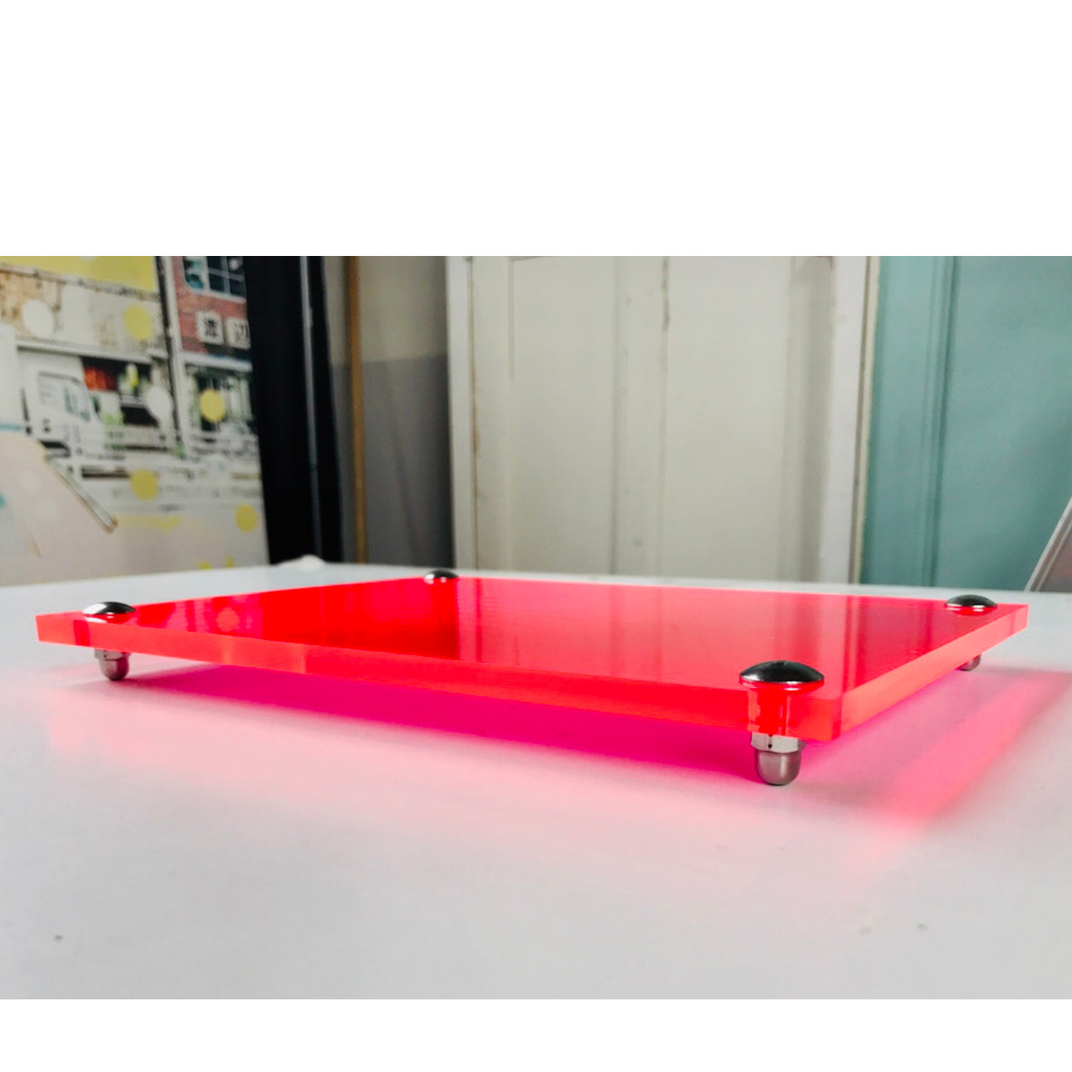 TRAY * DIENBLAD * SERVEERSCHAAL * BORRELPLANK